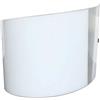 Roccobimbo Applique 1xE27 Montatura Bianca Vetro Lastra Cono Bianco di E-Energy