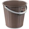 Stefanplast Secchio Elegance cm 30x27h 10lt Tortora di Stefanplast