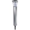 Brennenstuhl 1170790 Lampione Solare LED SOL, FL 13007 Argento