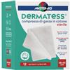 PIETRASANTA PHARMA GARZA COMPRESSA DERMATESS IN COTONE 36X40CM 12 PEZZI