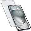 cellularline - Impact Glass Capsule - iPhone 15 Plus / 15 Pro Max - Vetro Temperato con Cornice Nera