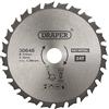 Draper 30648 TCT - Lama circolare multiuso, 210 x 30 mm, 24T, argento, taglia unica