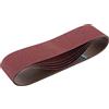 Draper 2 09264 - Nastro abrasivo, 100 x 915 mm, grana 80 (confezione da 5), rosso, taglia unica