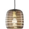 Cristalleria Murano Saok Stripe - Sospensione design moderno linea bianca in vetro di Murano