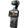 DJI Osmo Pocket 3, fotocamera per vlog con CMOS da 1'', 4K/120fps, stabilizzazione a 3 assi, messa a fuoco rapida, tracciamento di volti/oggetti, touchscreen ruotabile da 2, per fotografia, Youtube