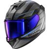 Shark Casco Moto Integrale Shark D-SKWAL 3 SIZLER Mat Nero Antraci