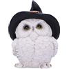 Nemesis Now Snowy Spells Owl - Statuetta di 9 cm, colore: Bianco