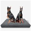 MeLtor Cuccia Cane Memory Foam, per Cani Taglia Grande in Uovo Foam Brandina per Cani, Idrorepellente Antigraffio,Sfodrabile Cuccia Morbida per Cani,style1-XL(44×32×3in)