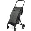 Foppapedretti Go Fast Carrello spesa Grey Grigio per la spesa chiudibile e leggero con telaio in alluminio