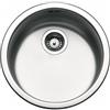 Pyramis 100034729 Vasca Lavello tondo 45 cm Inox Satinato Lavabo Cucina ad Incasso Rotondo