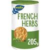 Wasa Delicate Rounds French Herbs, Cracker con Erbe Aromatiche e Sale Marino, 205 g, Extra-croccanti