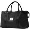 SZLX Borsone da palestra in pelle impermeabile grandi borse sportive da viaggio borse da viaggio con scomparto per scarpe borsa bagnata weekender borsa da notte uomo donna, rosa