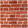 Arthome WALL DECOR Arthome 44cmx10m Rosso Mattone Pietra Carta da Parati, Pellicola Adesiva per mobili appiccicoso indietro rotolo plastica, impermeabile PVC Vinilica per cucina, camino parete di copertura