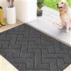FCSDETAIL Zerbino Interno 60 x 90 cm, Tappetino Antiscivolo e Lavabile in Lavatrice, Tappetino d'Ingresso Assorbenti per Cane, Ingresso, Porta e Corridoio