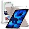 ebestStar - Cover per iPad 10.9 (2022) Apple, Custodia Silicone Trasparente, Protezione TPU Antiurto, Morbida Sottile Slim, Trasparente + Vetro Temperato