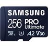Samsung Memorie MB-MY256SA PRO Ultimate Scheda MicroSD da 256GB, UHS-I U3, Fino a 200 MB/s