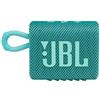 JBL Go 3: altoparlante portatile con Bluetooth, batteria integrata, impermeabile e resistente alla polvere - Teal (JBLGO3TEALAM)