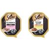 Sheba Paté Classics, Cibo per Gatto con Salmone, 85g - 22 Vaschette: Totale 1870g & Creazioni Speciali in Salsa, Cibo per Gatto con Tacchino, Totale: 1870 g