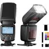 PHOTOOLEX LCD Flash Speedlite per Canon Nikon Sony Panasonic Olympus Fujifilm Pentax Sigma Minolta Leica e Altre SLR Digitale Film SLR Videocamere e Fotocamere Digitali con Single-Contact Hot Shoe