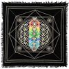 Indian Consigners 7 Chakra Alter Panno Hexa Copertura Tarocchi Diffusione Stregoneria (60 x 60 cm)
