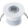 LeClubLED Faretto LED da incasso bianco compatto 4 W DC12 V equivalente 30 W, dimmerabile, resistente all'acqua, illuminazione focalizzata angolo di 30°, ideale verande, pergolati, cucine, mobili -