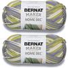 Bernat Maker Home Dec Lilac Fence Varg Filato - 2 confezioni da 250 g/8,8 oz - Cotone - 5 Bulky - 300 m - per maglia/uncinetto