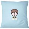 Bona Basics, Fodera decorativa per Cuscino Decorazione Domestica per Divano Caffetteria, Dimensioni: 60x60 cm, Colore: Azzurro