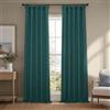 HPD Half Price Drapes Tende oscuranti in finto lino, lunghe 274 cm, lussuose tende in lino per camera da letto e soggiorno (1 pannello), 127 x 274 cm, color foglia di tè ardesia
