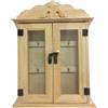 Generico Armadietto Portachiavi in Legno Vetrinetta Porta Chiavi Scatola per Chiavi in Legno, Armadietto Portachiavi Retrò Cassetta Portachiavi da Muro in Legno Armadietto per Chiavi Ganci Chiave (B)