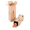ONLY BOXES Kartox - Confezione da 5 scatole di cartone per bottiglie, contiene 1 bottiglia, con scatola interna ad alta protezione, 100% ecologiche, previene la rottura