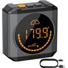 Neoteck Inclinometro Digitale 4*90°/2*180° con Display LED Angle Finder Precisione ±0,1° Ricaricabile, Switch °, %, mm/m, IN/FT Livella Digitale Base Magnetica Bevel Box per Falegnameria Edilizia DIY