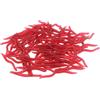 OriGlam 100pcs 3,8 cm simulazione lombrichi verme finto morbido esche da pesca, in plastica & esche artificiali a forma di verme