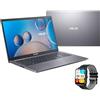 Asus Notebook Portatile, 15.6'' HD, Intel i3-10110U Ram 12GB, Ssd 756GB (256GB NVMe + 500GB Ssd 2,5''), Windows 11 Pro, Office 2021 Pro Plus + SmartWatch