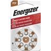 Energizer Batterie per apparecchi acustici Energizer EZ Turn & Lock, formato 312, confezione da 8, marrone