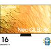 Samsung Neo QLED 8K 85" QE85QN800B Smart TV Wi-Fi Stainless Steel 2022
