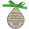 Cathedral Art CO519 - Decorazione commemorativa a goccia con scritta in inglese Death Leaves a Heartache, 6,5 cm