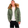 Alpha Industries N3B VF 59 Giacca Invernale da Donna, Greyblack, XL
