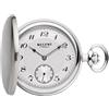 REGENT Orologio da taschino da uomo Savonnette diametro 50 mm carica meccanica piccoli secondi in diverse varianti, P-717 - argento / opaco, Classico