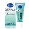 NIVEA Derma Skin Clear - Trattamento esfoliante giornaliero notte (1 x 40 ml), cura notte 8% acidi salicilici, glicolico e niacinamide, crema viso formulata per pelli con imperfezioni