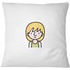 Bona Basics Federa Decorativa, Poliestere, Bianco, 45 x 45 cm