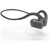 GZCRDZ Cuffie Bluetooth senza fili a conduzione ossea ipx8 Cuffie da nuoto Impermeabili Fitness all'Aperto 32 GB di Memoria Lettore MP3 (Grigio)