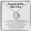 NONNA PROFESSIONISTA Collana Donna Moglie Amore Fidanzata Argento Idee Regali per lei, Anniversario Matrimonio Compleanno o Natale - Cofanetto con DEDICA incluso (Argento - Alla Donna della Mia Vita)