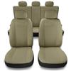 Mossa Coprisedili compatibili con BMW X3 E83, F25, G01, G45 (2003- ) - fodere sedili auto - set coprisedili auto universali - PG-3