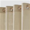 MIULEE Tende per Interni Tenda Camera da Letto Beige Soggiorno Lino Finestre Con Occhielli Tenda a Pannello Traslucido Adatte Moderne Trasparente Tende Cucina 140 x 215 CM