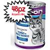 MONGE GEMON GATTO ADULTO 415 G STERILIZZATO BOCCONCINI TONNO E PESCE BIANCO PREZZO A LATTINA