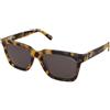 Guess GU00064 52N | Occhiali da Sole Graduati o Non Graduati | Prova Online | Unisex | Plastica | Quadrati | Giallo, Havana | Adrialenti