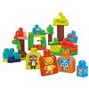 Mega Brands Mega Bloks First Builders Amici del Bosco Bio, Contiene 70 Blocchi da Costruzione, Eco-Sostenibili, Giocattolo per Bambini 1+ Anni, GMB63