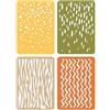 Sizzix Thinlits Infinite Doodles #2 | 666524, fustelle da taglio in metallo sottilissime per scrapbooking, goffratura, diario