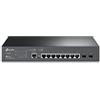 TP-Link JetStream 8-Port Gigabit L2 Managed Network Switch with 2 SFP Slots, L2/L3/L4 QoS and IGMP snooping with WEB/CLI managed modes, Fanless, Rack Mountable (TL-SG3210)