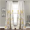 Lush Decor Room Camera Aprile, Poliestere, Giallo e Grigio, W 52 x L 84 (1 Panels), 2 unità